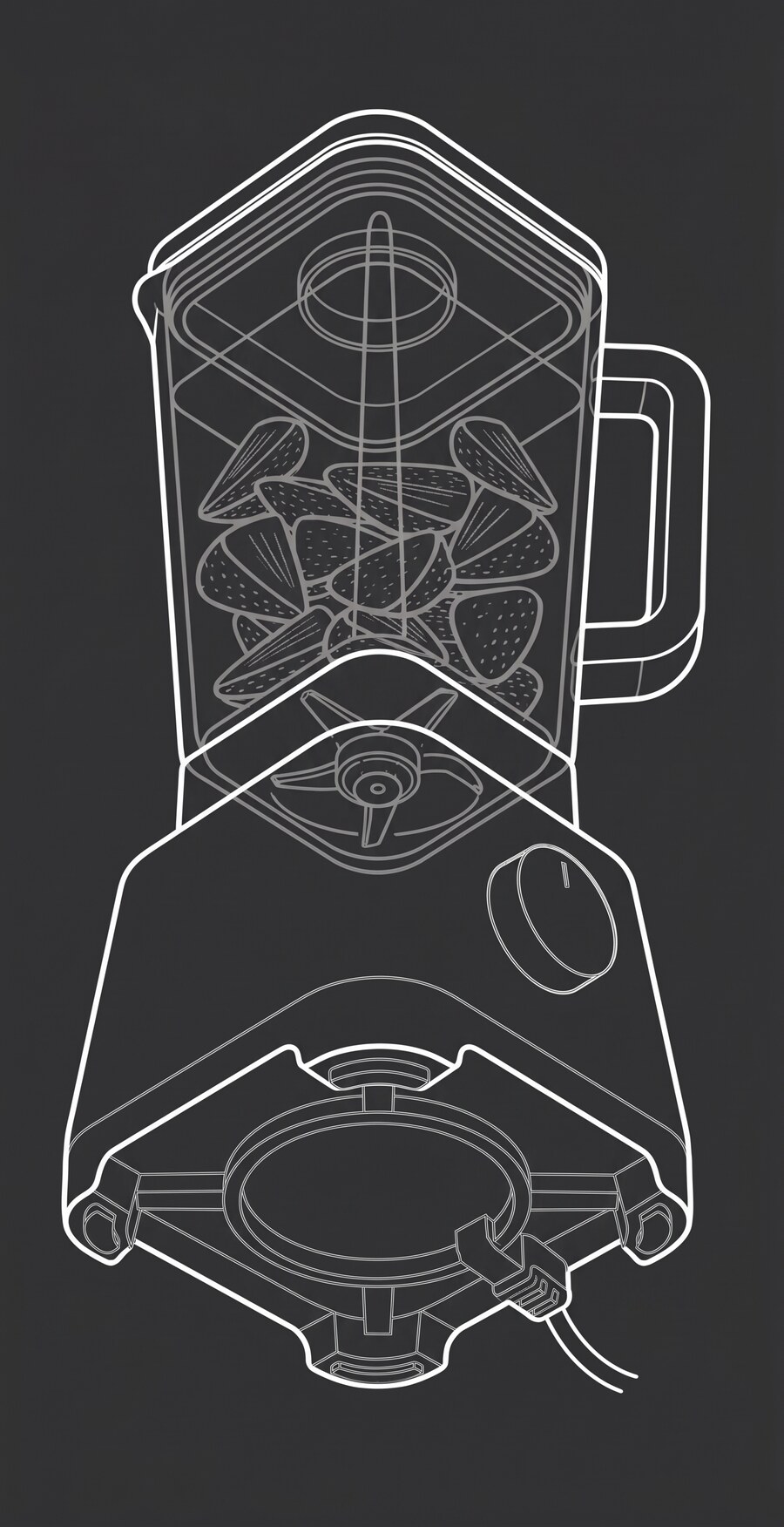 The alternate low-angle view with an unintentional x-ray artifact