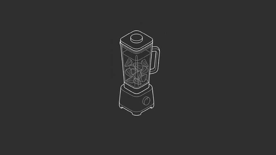 The final start frame built in Illustrator