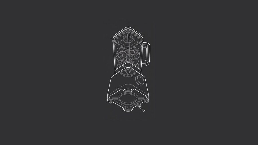 The final end frame built in Illustrator, x-ray artifact intact