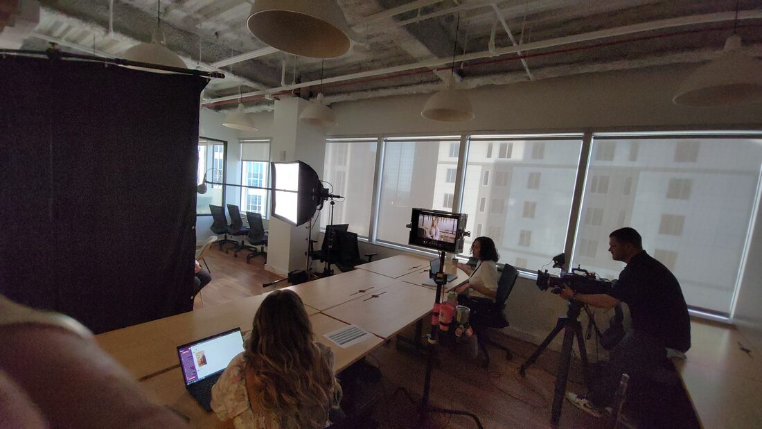 Directing an interview setup